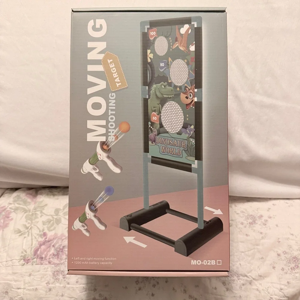 Kaufam Moving Shooting Target Kids One Size Multicolor New‎ Dinosaur Air Gun Toy